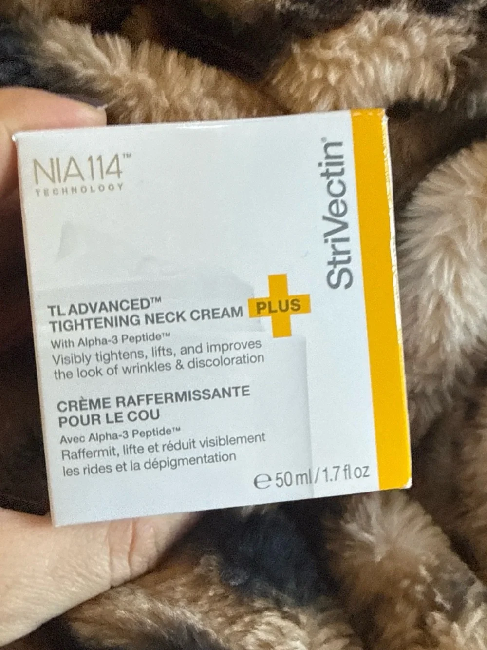 StriVectin Neck Cream Box in White and Yellow